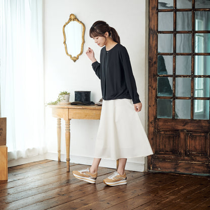 FITJOY Wedge Sneakers | Soft Sheepskin, Swarovski Crystal Accents, Inside Zipper #FJ109