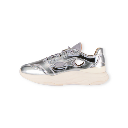 FITJOY Women's Sandal Sneakers |  Soft Sheepskin, Glitter accents #FJ097
