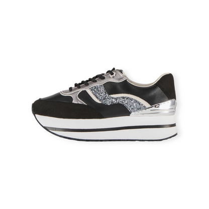 FITJOY Wedge Sneakers | Soft Sheepskin, Swarovski Crystal Accents, Inside Zipper #FJ109