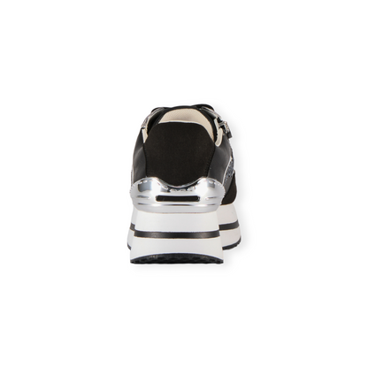 FITJOY Wedge Sneakers | Soft Sheepskin, Swarovski Crystal Accents, Inside Zipper #FJ109