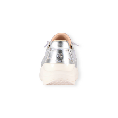 FITJOY Women's Sandal Sneakers |  Soft Sheepskin, Glitter accents #FJ097