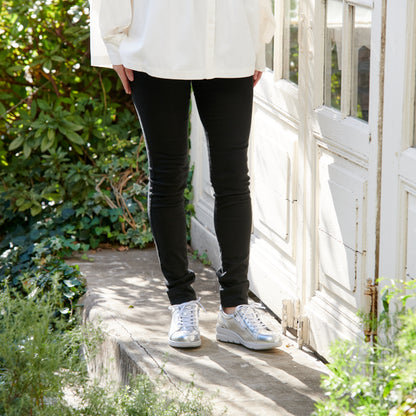 FITJOY Wedge Sneakers | Ultra-Lightweight, Soft Sheepskin, Swarovski Crystal Accents #FJ125