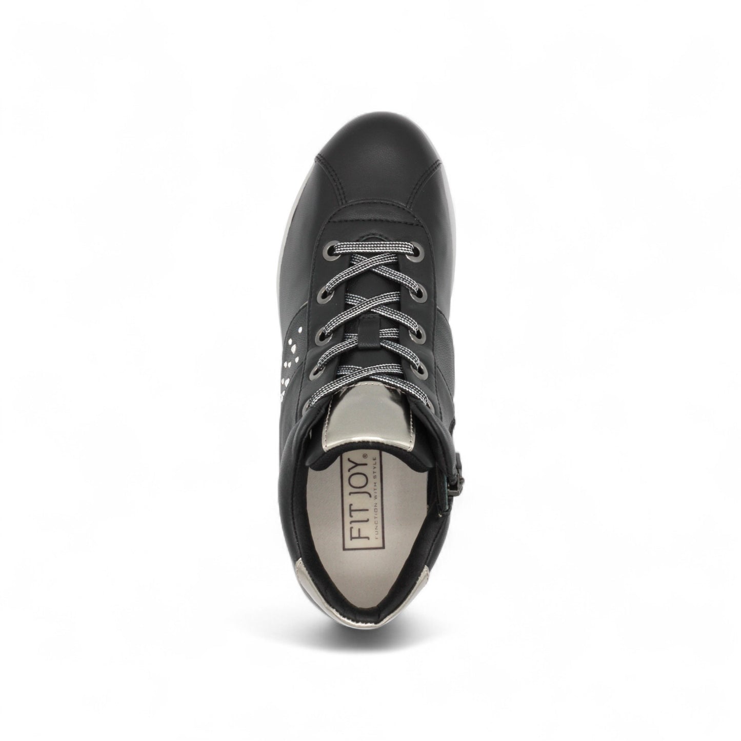 FITJOY Wedge Boots | Ultra-Lightweight, Soft Sheepskin, Swarovski Crystal Accents #FJ100