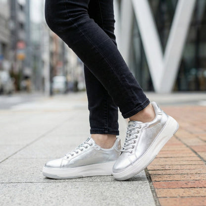 FITJOY  Hands-free Court Sneakers | Soft Cow Leather #FJ136