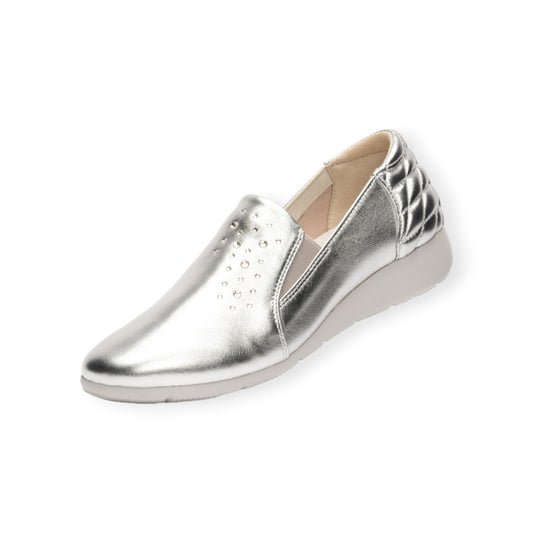 Sheepskin soft & super lightweight flat shoes with Swarovski crystal glass #FJ095