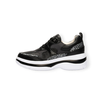 FITJOY Platform Sneakers | Ultra-Lightweight, Soft Sheepskin, Inside Zipper #FJ077