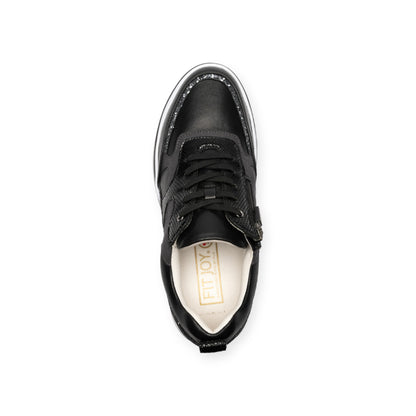 FITJOY Platform Sneakers | Ultra-Lightweight, Soft Sheepskin, Inside Zipper #FJ077