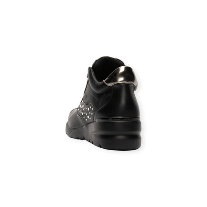 FITJOY Wedge Boots | Ultra-Lightweight, Soft Sheepskin, Swarovski Crystal Accents #FJ100