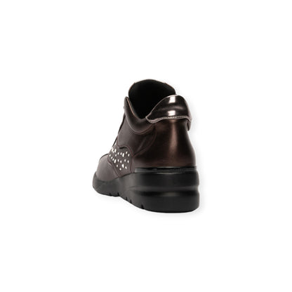FITJOY Wedge Boots | Ultra-Lightweight, Soft Sheepskin, Swarovski Crystal Accents #FJ100