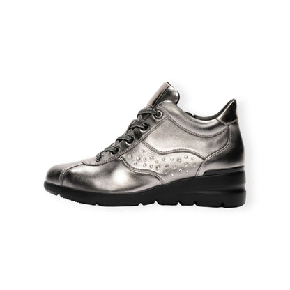 FITJOY Wedge Boots | Ultra-Lightweight, Soft Sheepskin, Swarovski Crystal Accents #FJ100