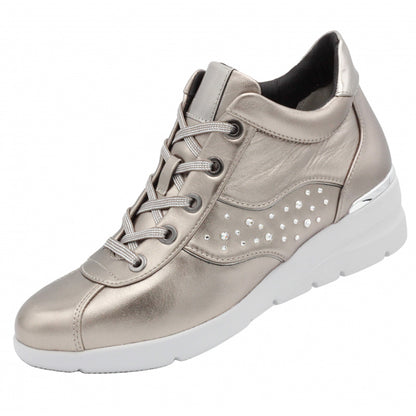 FITJOY Wedge Boots | Ultra-Lightweight, Soft Sheepskin, Swarovski Crystal Accents #FJ100