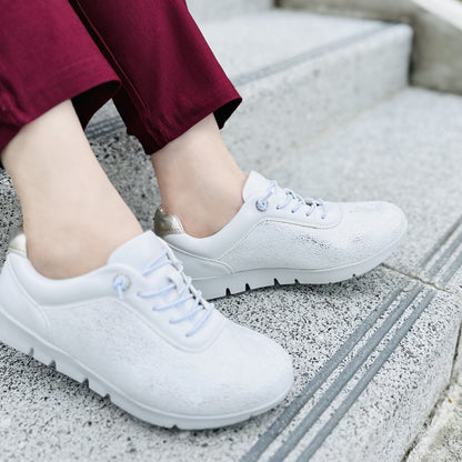 FITJOY Women’s Sneakers | Soft Sheepskin with Super Stretch Fabric #FJ129