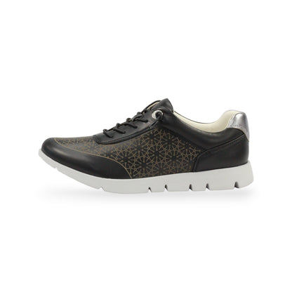 FITJOY Women’s Sneakers |  Ultra-Lightweight, Soft Sheepskin, Swarovski Crystal Accents #FJ126