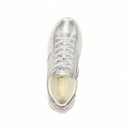 FITJOY Court Sneakers | Soft Sheepskin, Swarovski Crystal Accents #FJ124