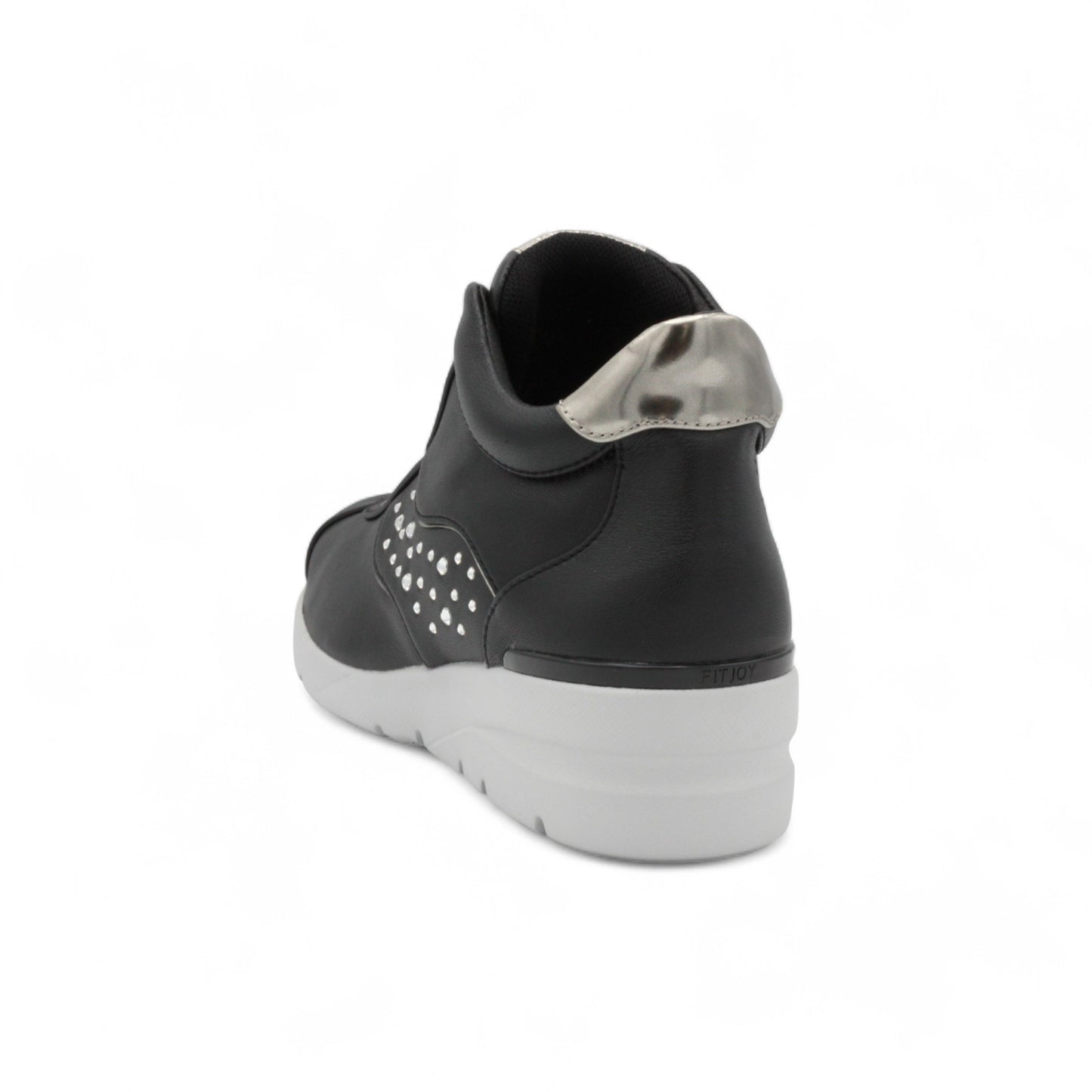 FITJOY Wedge Boots | Ultra-Lightweight, Soft Sheepskin, Swarovski Crystal Accents #FJ100