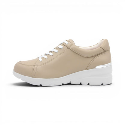 FITJOY Wedge Sneakers | Sheepskin, Inside Zipper #FJ033