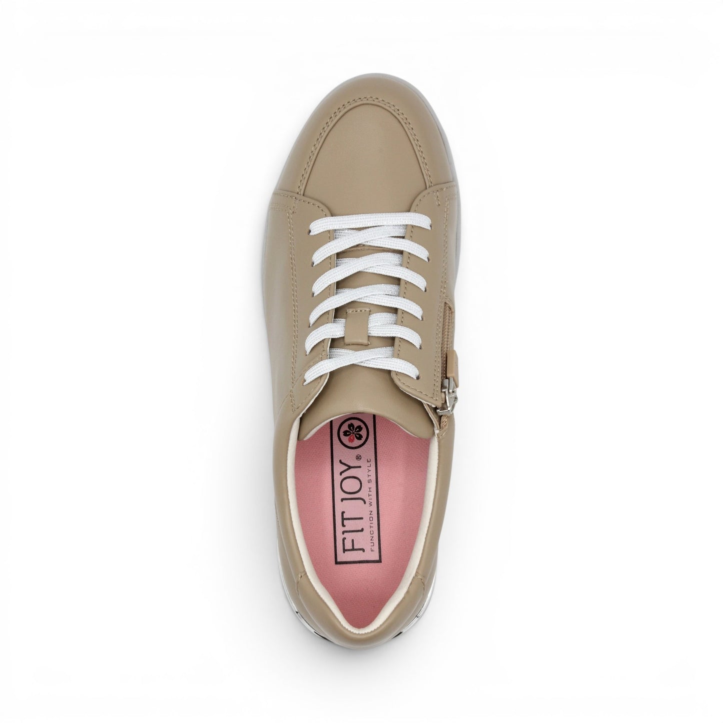 FITJOY Wedge Sneakers | Sheepskin, Inside Zipper #FJ033