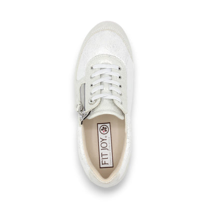 FITJOY Wedge sneakers | Soft Cow Leather with Super Stretch Fabric #FJ127