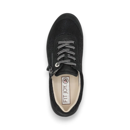 FITJOY Wedge sneakers | Soft Cow Leather with Super Stretch Fabric #FJ127