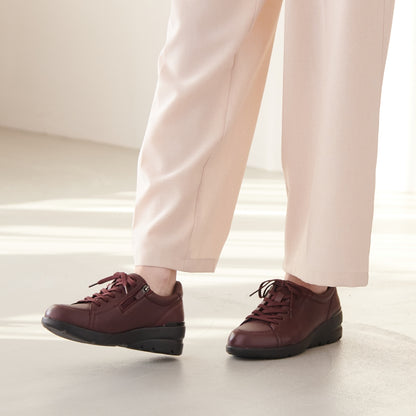 FITJOY Wedge Sneakers | Sheepskin, Inside Zipper #FJ033