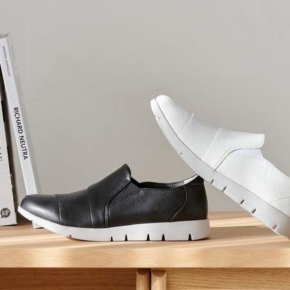 FITJOY Women’s Slip-On Sneakers | Ultra-Lightweight, Soft Sheepskin #FJ074