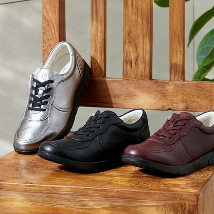 FITJOY Women’s Sneakers |  Ultra-Lightweight, Soft Sheepskin, Inside Zipper #FJ089