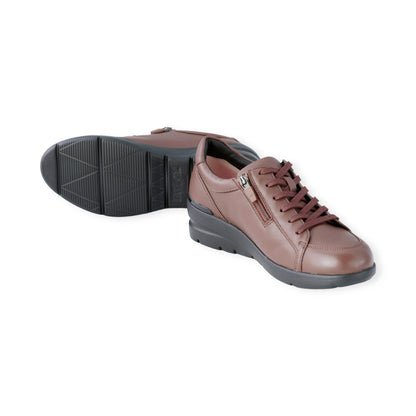 FITJOY Wedge Sneakers | Sheepskin, Inside Zipper #FJ033