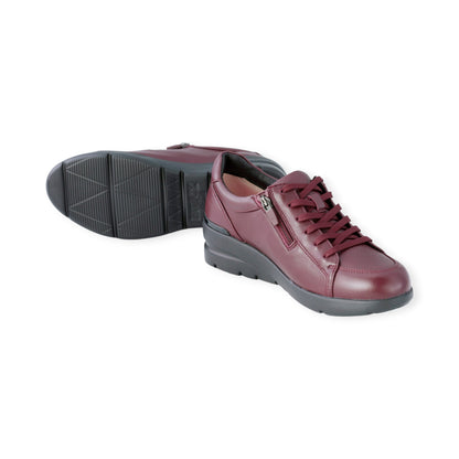 FITJOY Wedge Sneakers | Sheepskin, Inside Zipper #FJ033