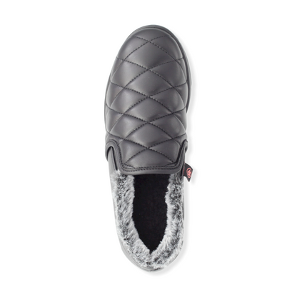 Sheepskin leather slip-on shoes